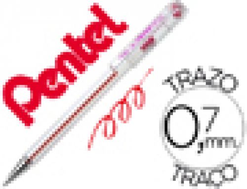 Esferografica pentel mini bk77 rosa 0,7 mm , Pentel , 54548 , 3474372770507